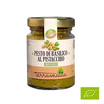 Pistazien-Basilikum Pesto BIO 90 gr