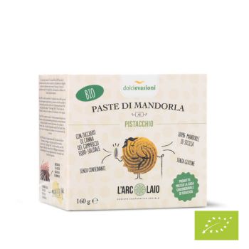 Glutenfreie Mandelkekse mit Pistazien BIO 160 g